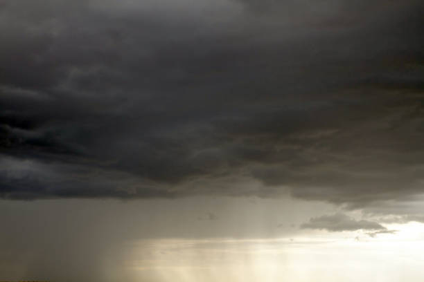 istock Beautiful storm sky with clouds, apocalypse, tunder, tornado 1162726442