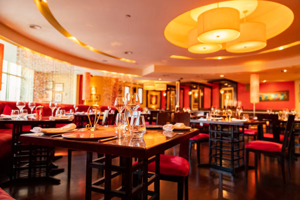 istock Interior of a Fine Dining Indian Restaurant 1162729241