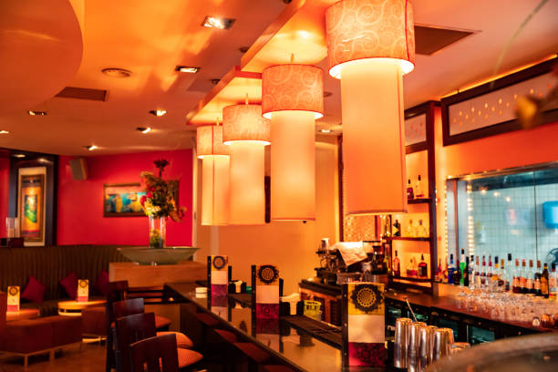istock Interior of a Fine Dining Indian Restaurant 1162730965