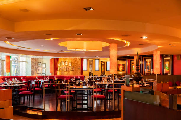 istock Interior of a Fine Dining Indian Restaurant 1162731265