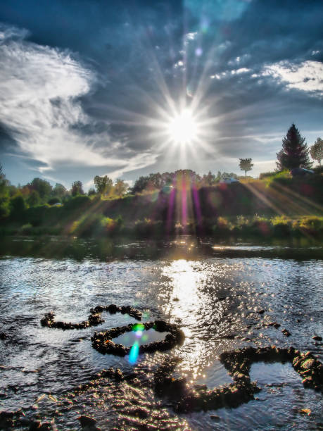 SOS as distress signal in a river