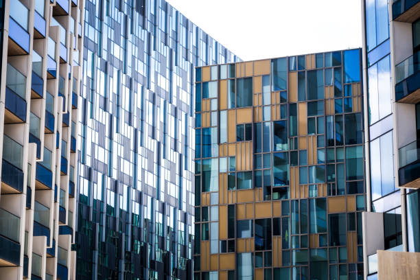 istock Abstract Futuristic Modern Architecture in the City 1162735955