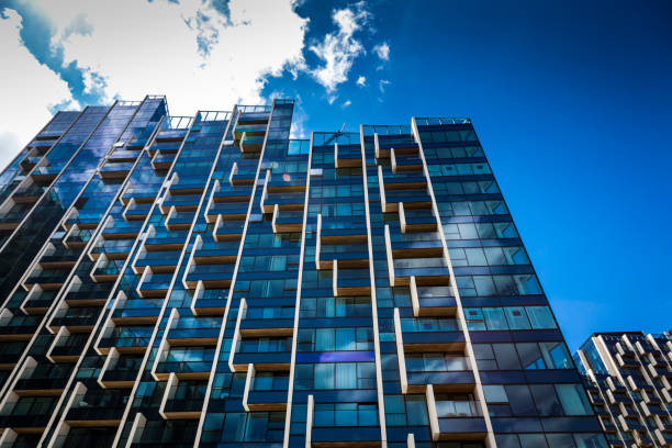 istock Abstract Futuristic Modern Architecture in the City 1162735998