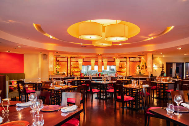 istock Interior of a Fine Dining Indian Restaurant 1162736539