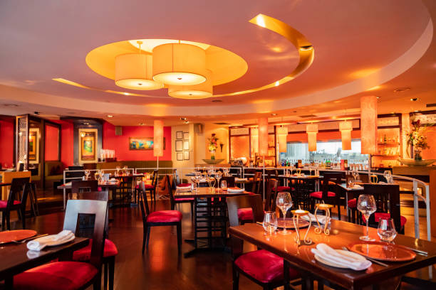 istock Interior of a Fine Dining Indian Restaurant 1162736553