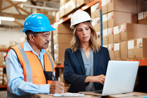 istock Teamwork ensures the distribution centre reaches it's monthly targets 1162742907