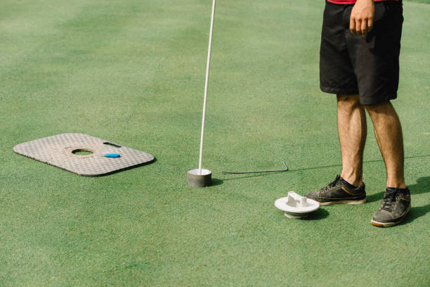 istock Low Section Of Man Standing On Golf Course 1162743030