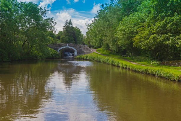 istock View of a British canal in rural setting 1162743466