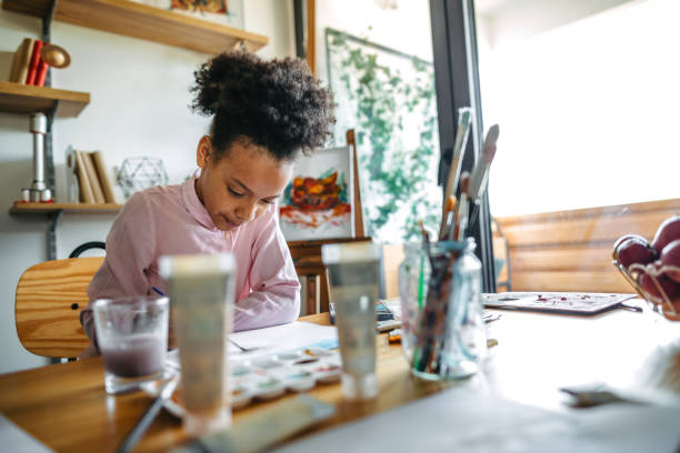 istock She's going to be great artist one day 1162750483