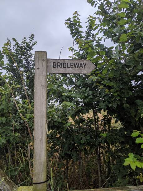istock Bridleway path sign in the countryside 1162768573