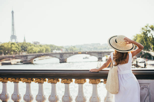 istock Young woman in Paris 1162769374