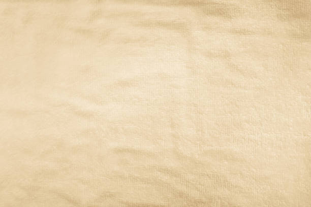istock Cream abstract cotton towel mock up template fabric on background. 1162773119