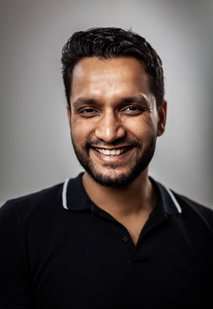 istock Portrait of a young man with a big laugh 1162775748