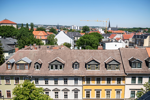 Weimar, Germany: Aerial view of Weimar.