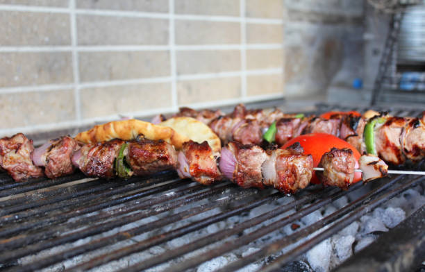 istock Homemade Souvlaki on Grill 1162782435