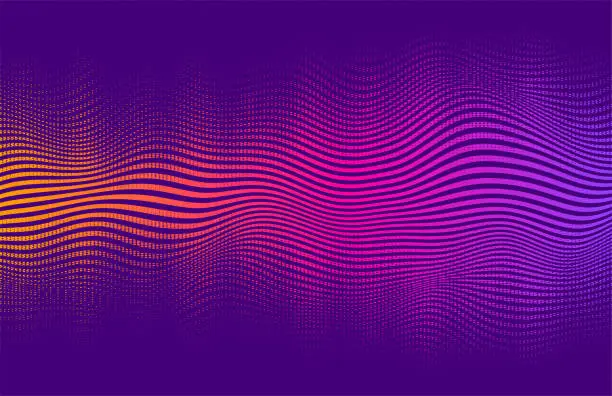 Vector illustration of Abstract Halftone Background .