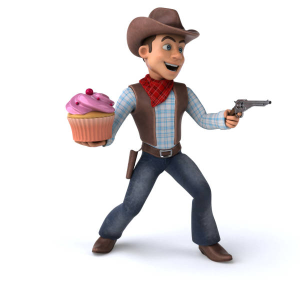 istock Fun Cowboy - 3D Illustration 1162794984