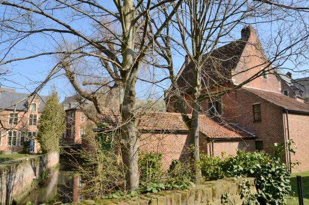 istock Canal in Leuven Beguinage 1162797713