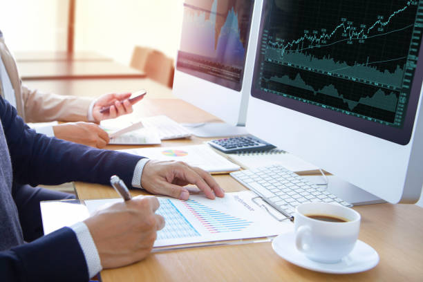 istock Reviewing on return on investment and business performance 1162800179