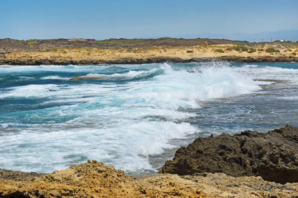 istock sea wave crashing on rocks 1162803942