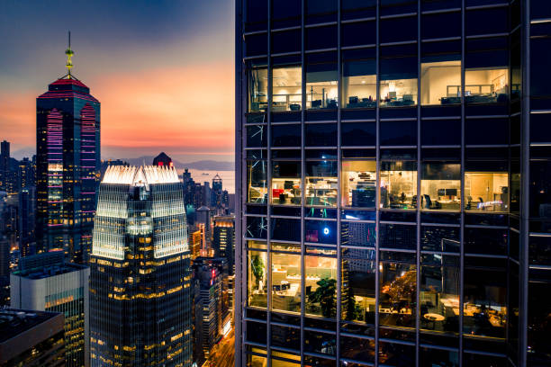 Hong Kong, Hong Kong Island, Two International Finance Center, Victoria Harbour - Hong Kong