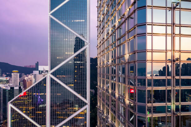 istock View of the Hong Kong at sunset 1162804992