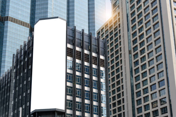 istock Blank white mock up or billboard banner for advertising 1162805070