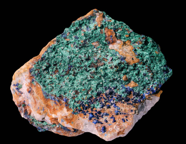 istock Raw gemstone isolated on black background 1162808102