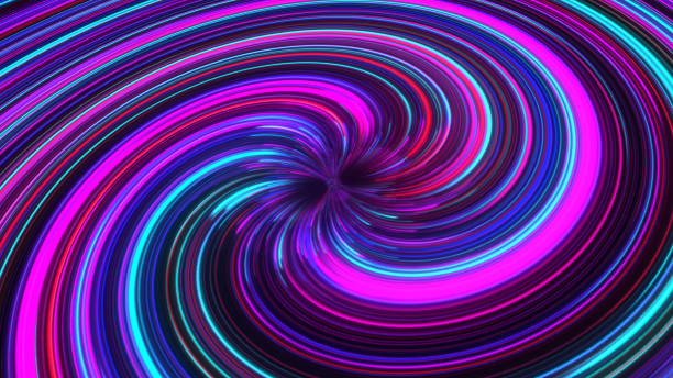 istock 3D rendering, science fiction background of glowing particles with depth and bokeh Line and square particles, pink gold surface 1162810977