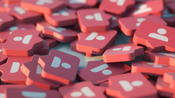 istock Sunrise social media notification icon. Follow, comment, like icon. 1162812215