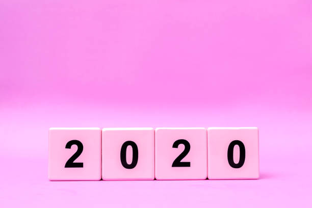istock New Year 2019 with Pink block 1162812550