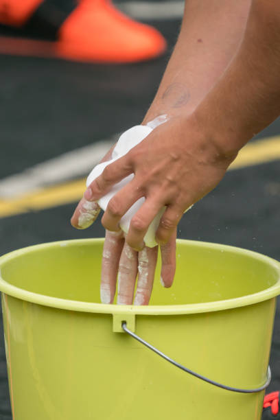 istock Hands of an athlete preparing for the exercise 1162818847