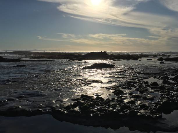 istock Sun glistens on the tide pools 1162824450