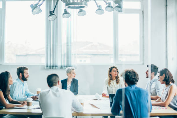 istock Successful team of professionals in the office 1162825268