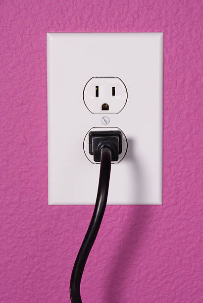 istock Colorful 110 volt wall outlet 116283181
