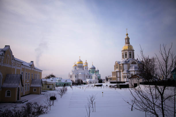 istock Winter photography depicting stately churches 1162834614