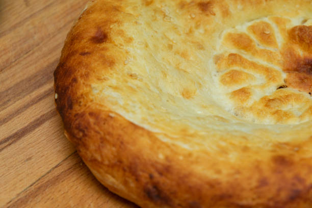 istock Traditional bread tortillas, pita bread, in eastern countries 1162835645