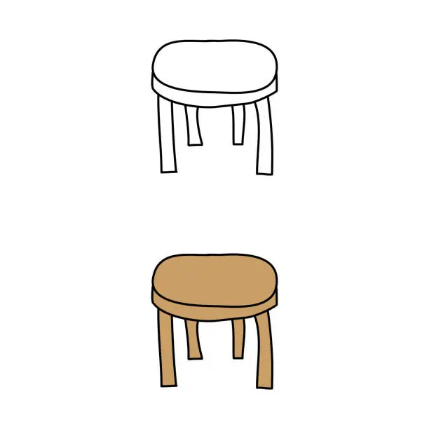 Vector illustration of tables 4