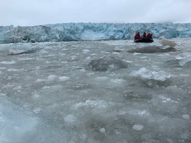 istock Lillienhookfjorden glacier in Svalbard 1162842802