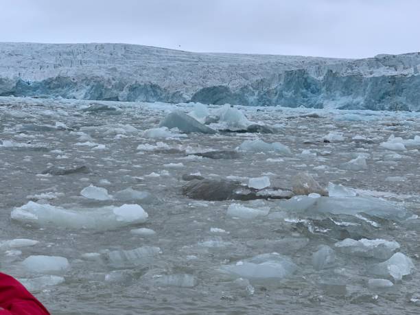 istock Lillienhookfjorden glacier in Svalbard 1162842940