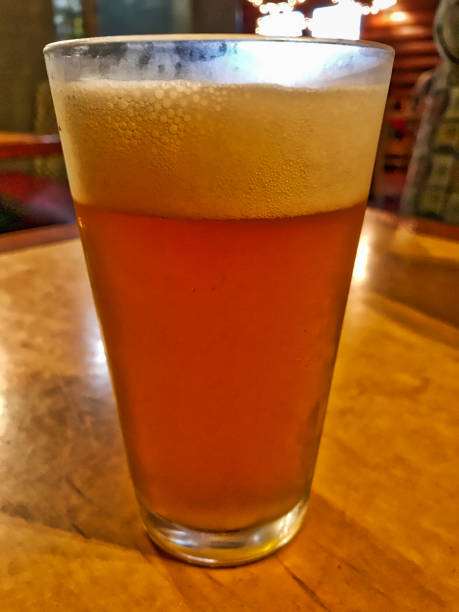 istock Glass of cold beer on the table 1162843486