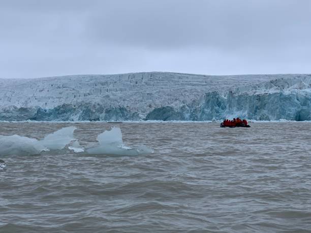 istock Lillienhookfjorden glacier in Svalbard 1162843537