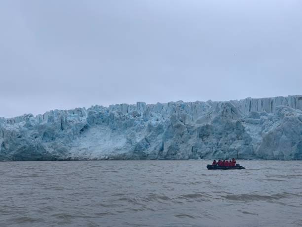 istock Lillienhookfjorden glacier in Svalbard 1162843576