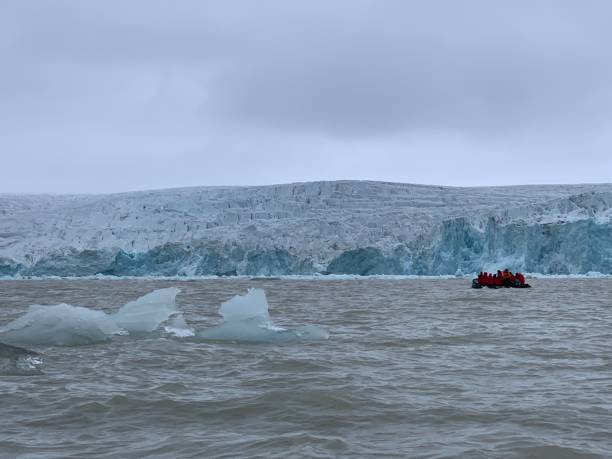istock Lillienhookfjorden glacier in Svalbard 1162843674