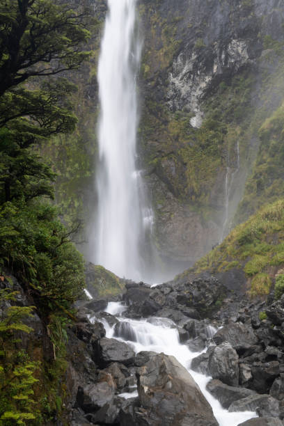 istock Devils Punchbowl Falls in Arthur's Pass National Park 1162843736