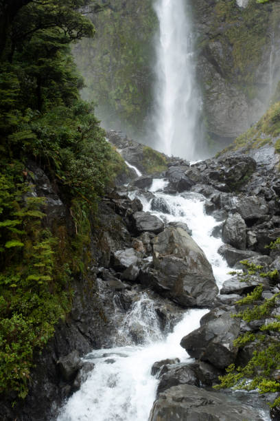 istock Devils Punchbowl Falls in Arthur's Pass National Park 1162843755