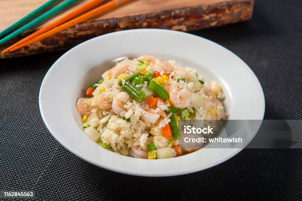 Shrimp Fried Rice Stock Photo - Download Image Now - Fried Rice, Shrimp - Animal, Shrimp - Seafood
