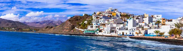 Photo of Fuerteventura holidays - scenic coastal village Las Playitas. Canary islands of Spain