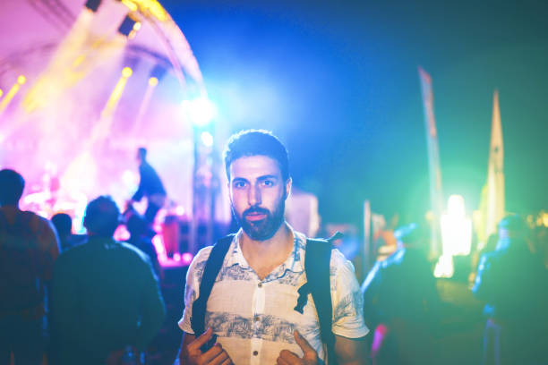 istock The man at the festival 1162863531