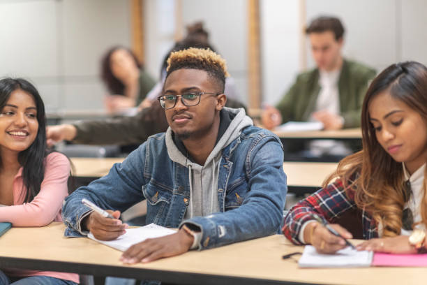 istock A multi-ethnic group of students listen in lecture 1162863903